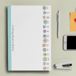 Kleurrijke Doodle Flowers Post-it® notes