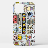 Kleurrijke Doodle School  Set Case-Mate iPhone Case (Achterkant)