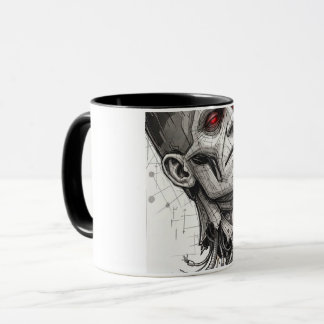 Kleurrijke Doodlepatroon Koffiemok | Schattige Car Mok