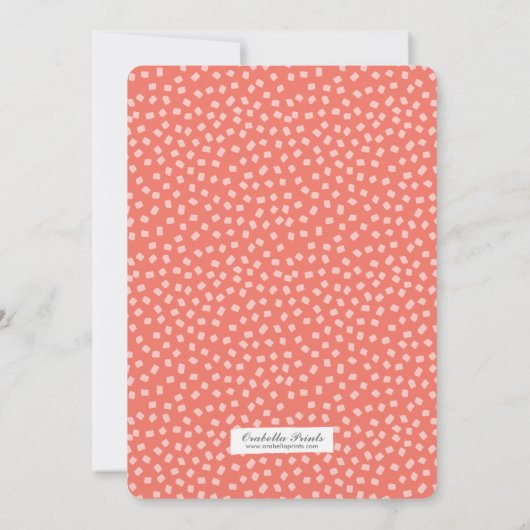 Kleurrijke Doodles 4e verjaardagsfeest Uitnodiging (Achterkant)