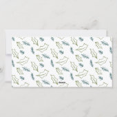 Kleurrijke Doodles Prettig Kerstfeest 2 Foto Feestdagenkaart (Achterkant)