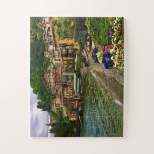Kleurrijke dorpjes Varenna aan het Comomeer Legpuzzel