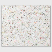 Kleurrijke Dot Splash Feestelijke Vakantie Gift Cadeaupapier (Vlak)