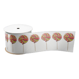 Kleurrijke Draai Lollylint - 7,62 cm Satijnen Lint