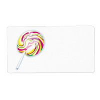 kleurrijke draaikolk lolly