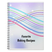 Kleurrijke Draaikolk van Lint Notitieboek (Voorkant)