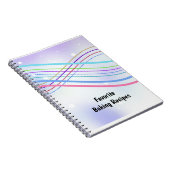 Kleurrijke Draaikolk van Lintjes Notitieboek (Rechterzijde)