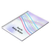 Kleurrijke Draaikolk van Lintjes Notitieboek (Linkerzijde)