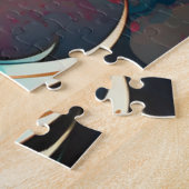 Kleurrijke Draak Modern Legpuzzel (Zijkant)