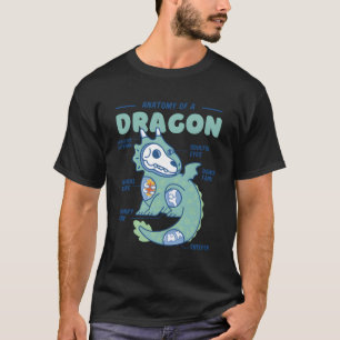 Kleurrijke Draak Realistische Draak T-shirt