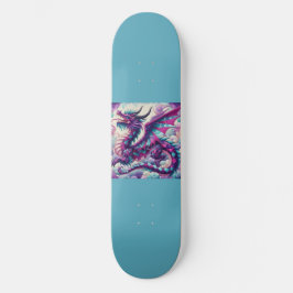 Kleurrijke draak w / licht Blauwgroen Persoonlijk Skateboard