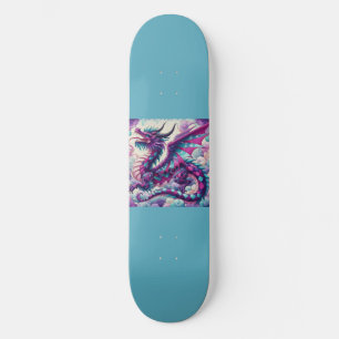 Kleurrijke draak w / licht Blauwgroen Persoonlijk Skateboard