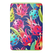 Kleurrijke Dragon Fruit Badmat (Voorkant Verticaal)