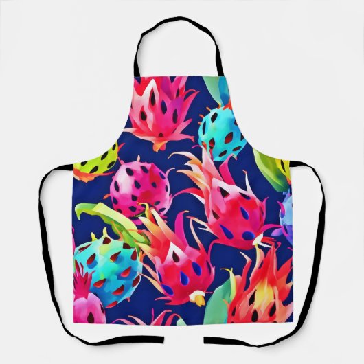 Kleurrijke Dragon Fruit Schort (Voorkant)