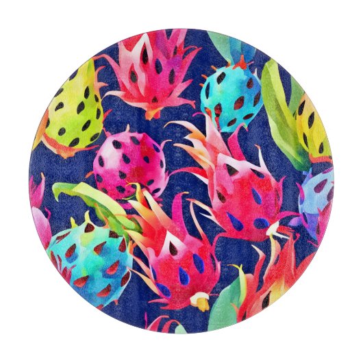 Kleurrijke Dragon Fruit Snijplank (Voorkant)