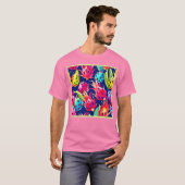 Kleurrijke Dragon Fruit T-shirt (Voorkant volledig)