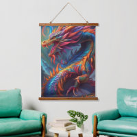 Kleurrijke Dragon Wall Tapestry