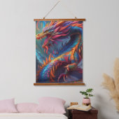 Kleurrijke Dragon Wall Tapestry Hangend Wandkleed (Slaapkamer)