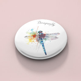 Kleurrijke Dragonfly aanpasbaar Button Flesopener