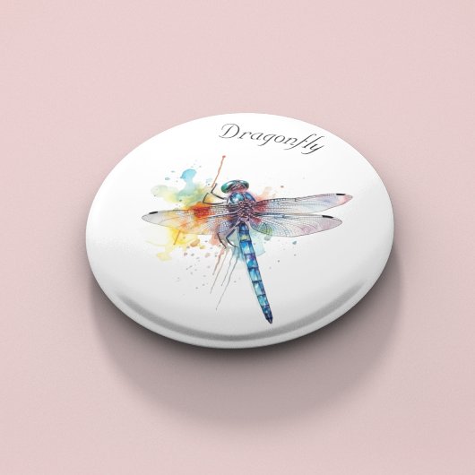 Kleurrijke Dragonfly aanpasbaar Button Flesopener
