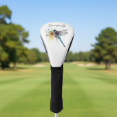 Kleurrijke Dragonfly aanpasbaar Golfheadcover