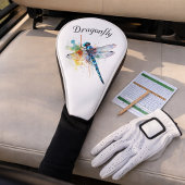 Kleurrijke Dragonfly aanpasbaar Golfheadcover