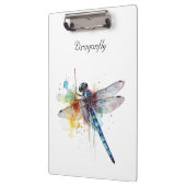Kleurrijke Dragonfly aanpasbaar Klembord (Links)
