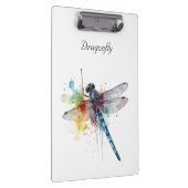 Kleurrijke Dragonfly aanpasbaar Klembord (Rechts)