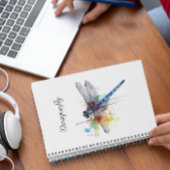 Kleurrijke Dragonfly aanpasbaar Notitieboek