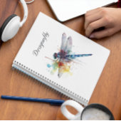 Kleurrijke Dragonfly aanpasbaar Notitieboek