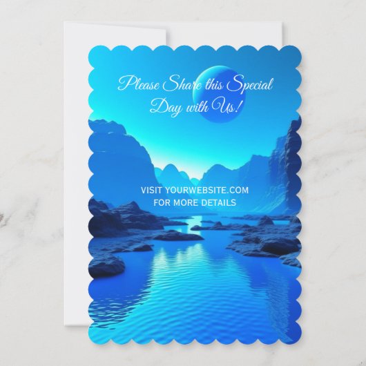 Kleurrijke draken in liefde bruiloft uitnodiging (Achterkant)