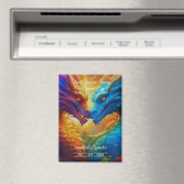 Kleurrijke Draken In Love Wedding Dank U Magneet (Insitu (Vaatwasser))