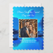 Kleurrijke Draken In Love Wedding Kaart (Achterkant)