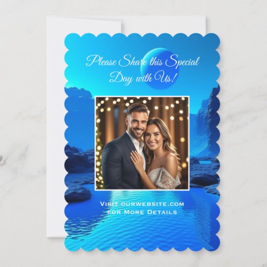 Kleurrijke Draken In Love Wedding Kaart (Achterkant)