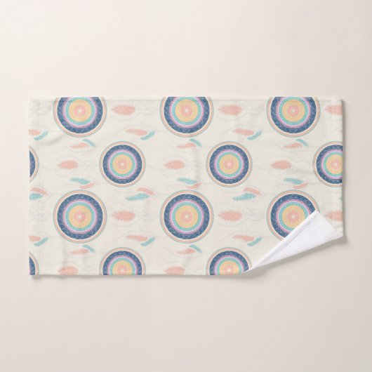 Kleurrijke Dream Catcher Mandala Bad Handdoek (Handdoek)