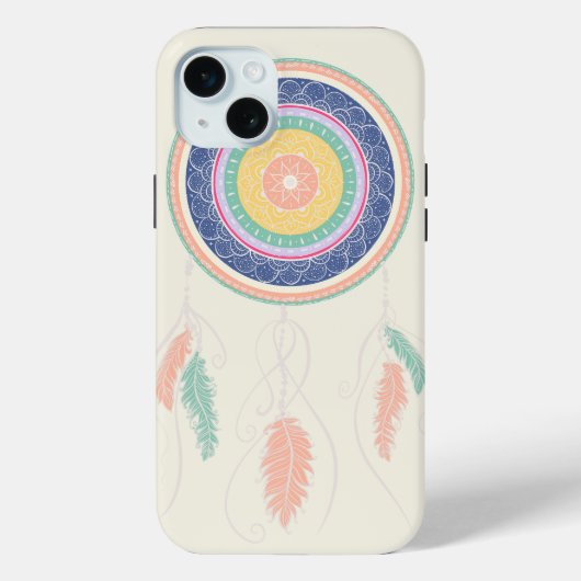 Kleurrijke Dream Catcher Mandala Case-Mate iPhone Case (Achterkant)