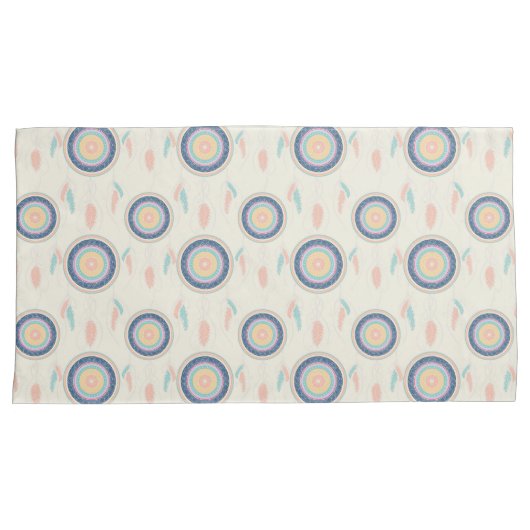 Kleurrijke Dream Catcher Mandala Kussensloop (Voorkant-Rechts)