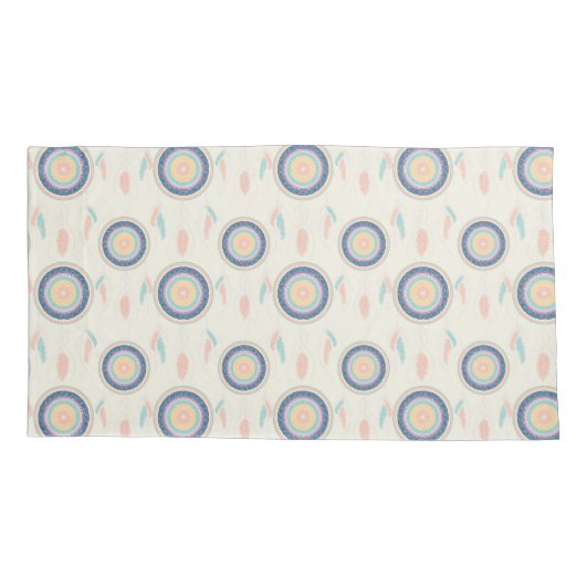 Kleurrijke Dream Catcher Mandala Kussensloop (Achterkant-Links)