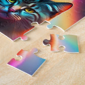 Kleurrijke drie kleine katten legpuzzel (Zijkant)