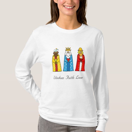 Kleurrijke Drie Koningen T-Shirt (Voorkant)