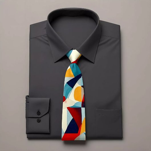 Kleurrijke driehoek Stropdas met levendig ontwerp