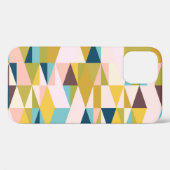 Kleurrijke driehoek tegels, achtergrond. Case-Mate iPhone case (Achterkant (horizontaal))
