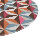 Kleurrijke driehoek Tegels:  mozaïek Snijplank (Hoek)