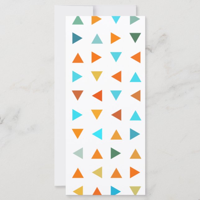 Kleurrijke driehoeken (Voorkant)