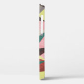 Kleurrijke driehoeken, Abstracte geometrische vorm Case-Mate iPhone Case (Achterkant / Links)