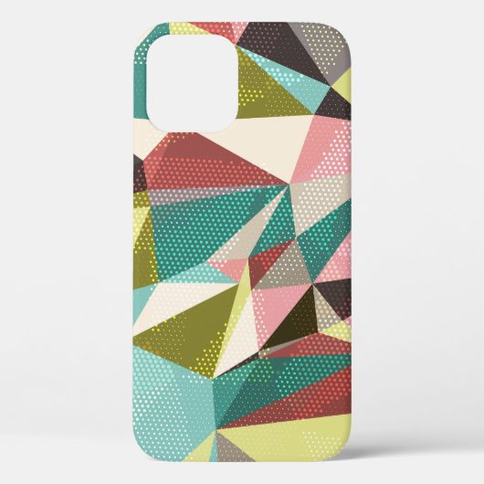 Kleurrijke driehoeken, Abstracte geometrische vorm Case-Mate iPhone Case (Achterkant)