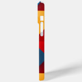 Kleurrijke driehoeken achtergrond Case-Mate iPhone case (Achterkant / Links)