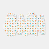 Kleurrijke driehoeken bedankdoosjes (Uitgevouwen)