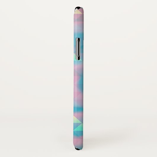 Kleurrijke Driehoeken Bewolkte Blauwe Case-Mate iPhone Case (Achterkant / rechts)