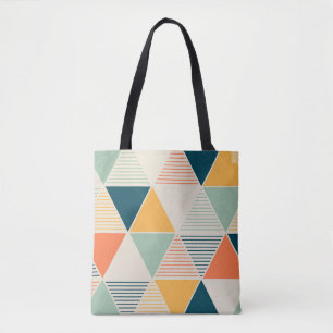 Kleurrijke Driehoeken Geometrisch Tote Bag